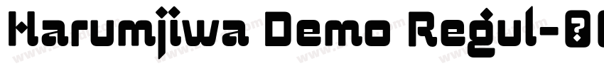 Harumjiwa Demo Regul字体转换